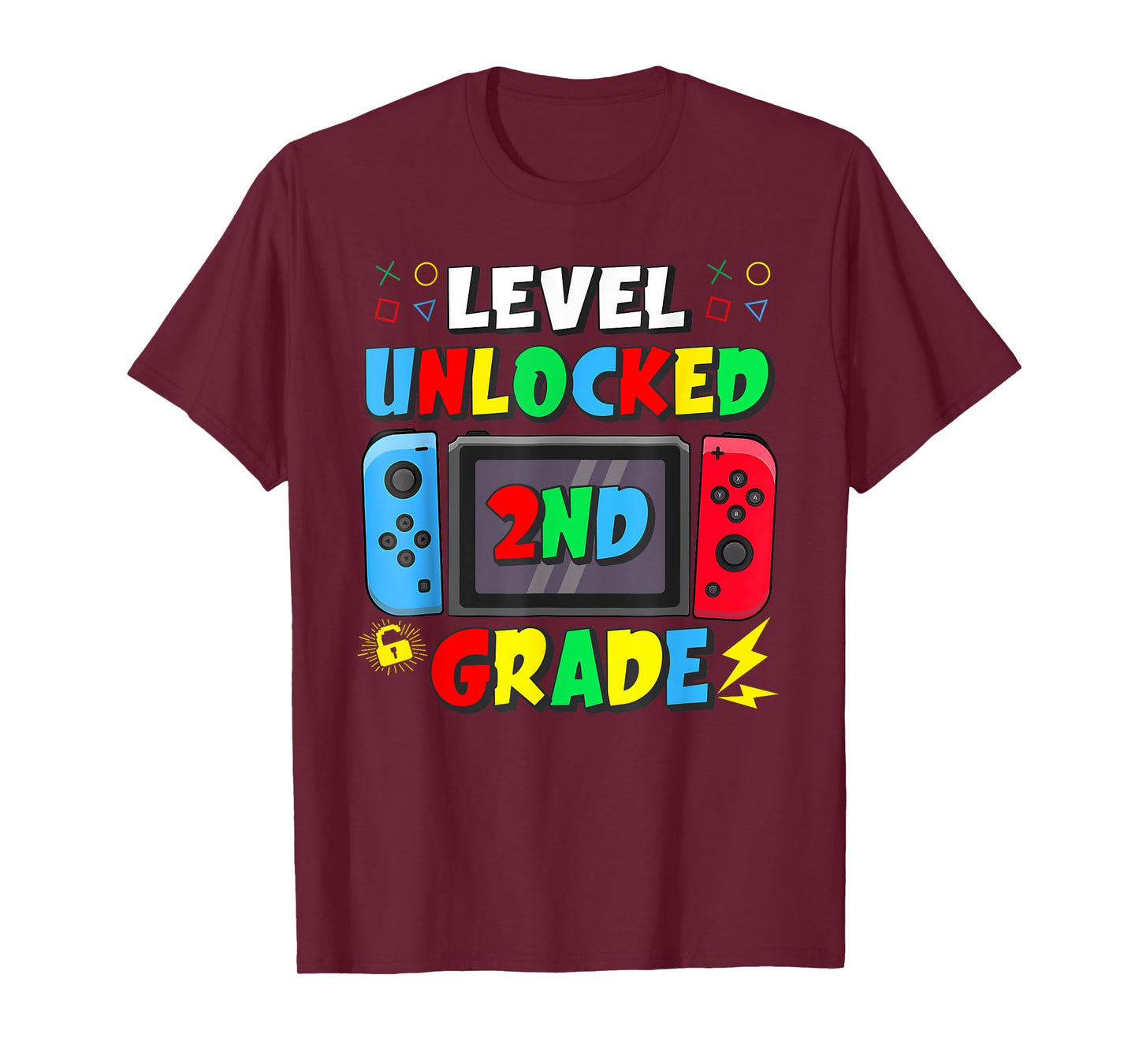 First Day Of 2nd Grade Level Unlocked Game Back To School T-Shirt