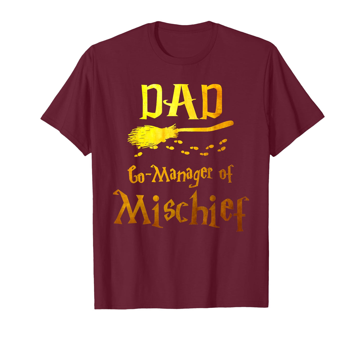 Magical Dad, Manager Of Mischief Birthday Family Matching T-Shirt
