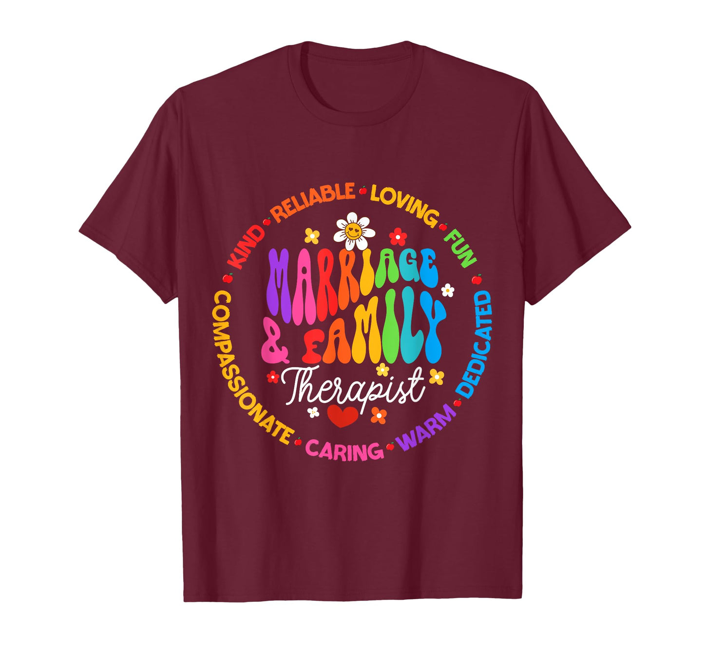 Groovy Marriage & Family Therapist Therapy LMFT Appreciation T-Shirt