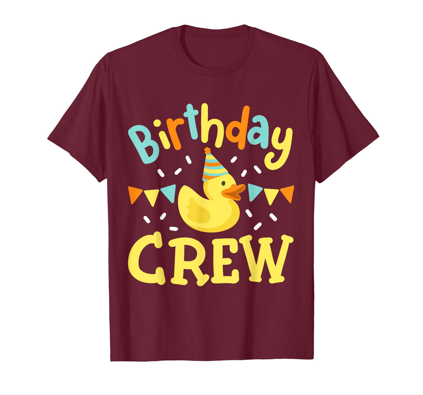 Birthday Crew Kids Girls Boys Bday Rubber Duck Party Family T-Shirt