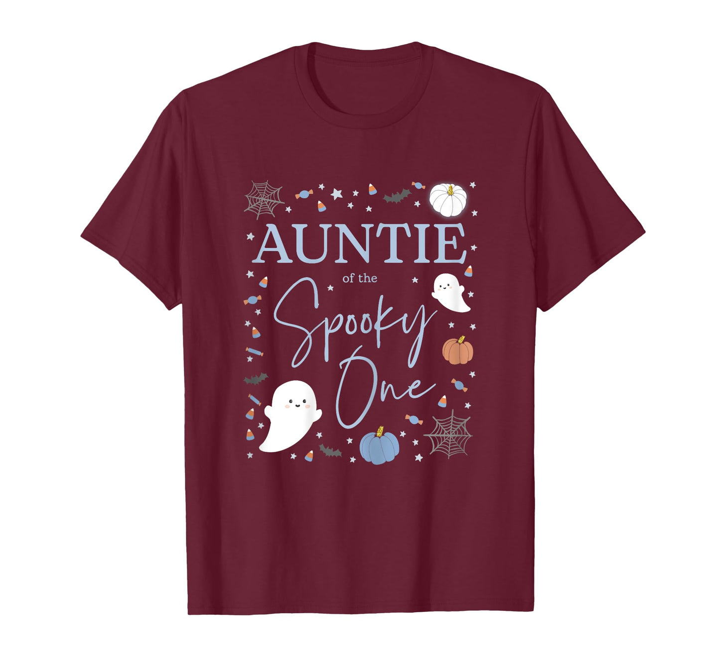 Auntie of the Spooky One First Birthday Boy 1st Halloween T-Shirt