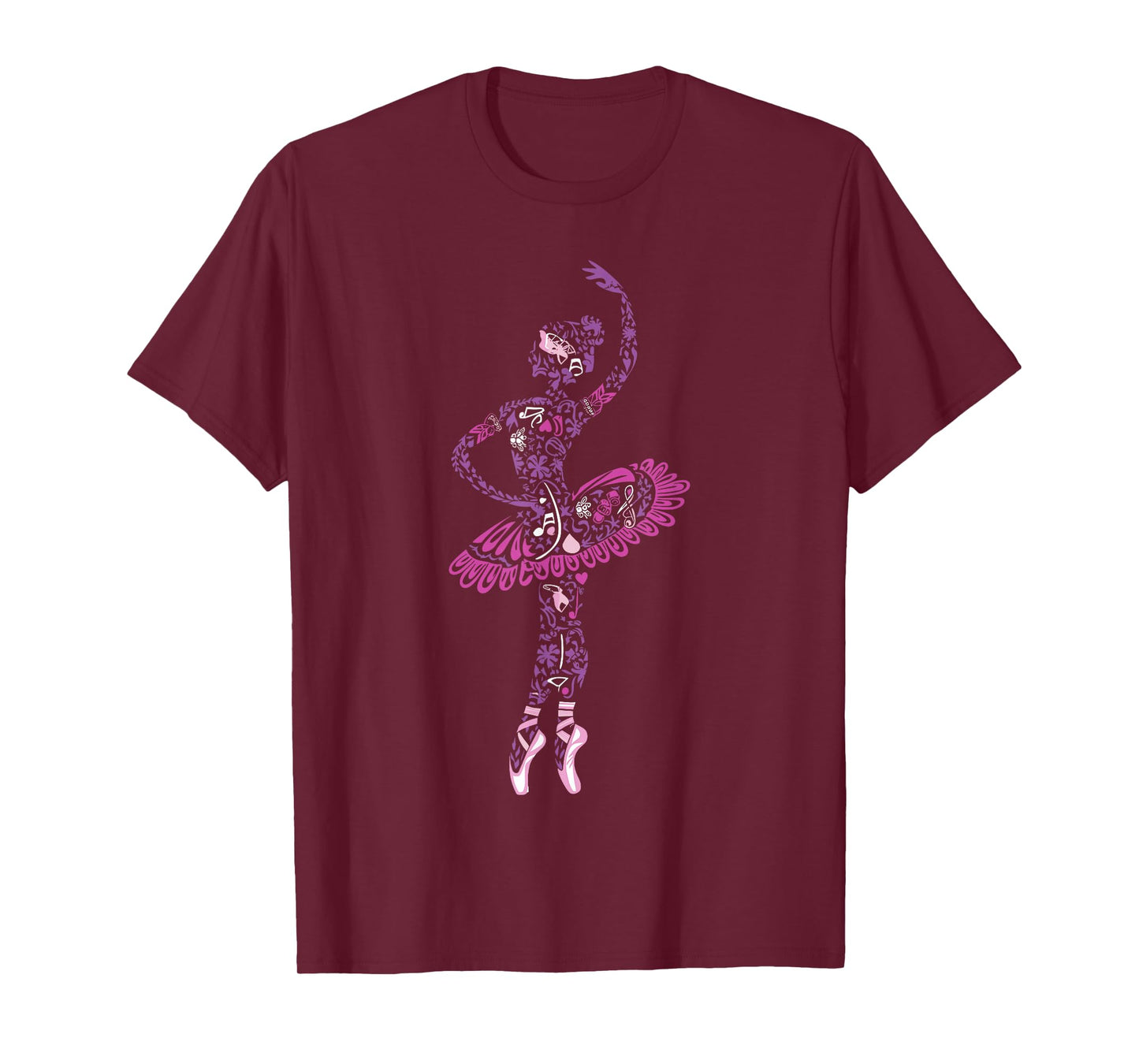 Cool Ballet Art for Women Girls Ballet Dancer Recital Ballet T-Shirt