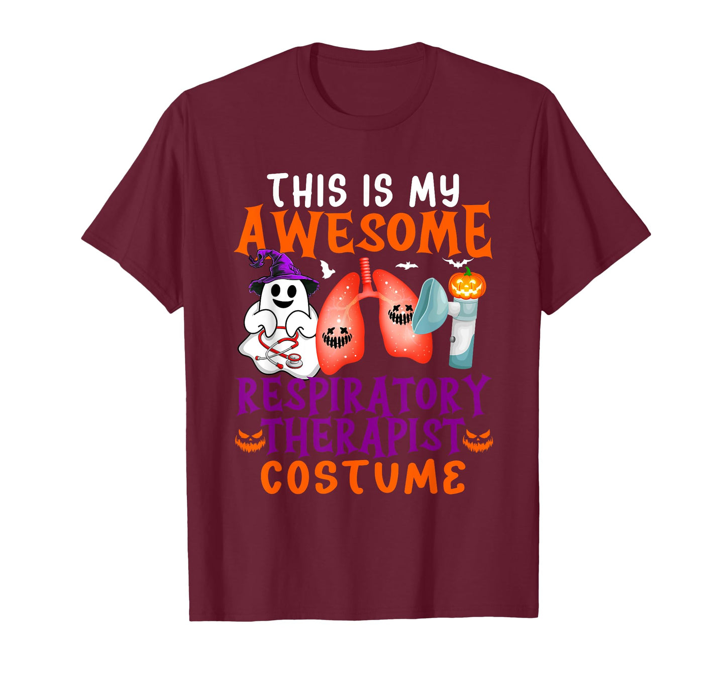 My Awesome Respiratory Therapist Costume Horror Tools T-Shirt
