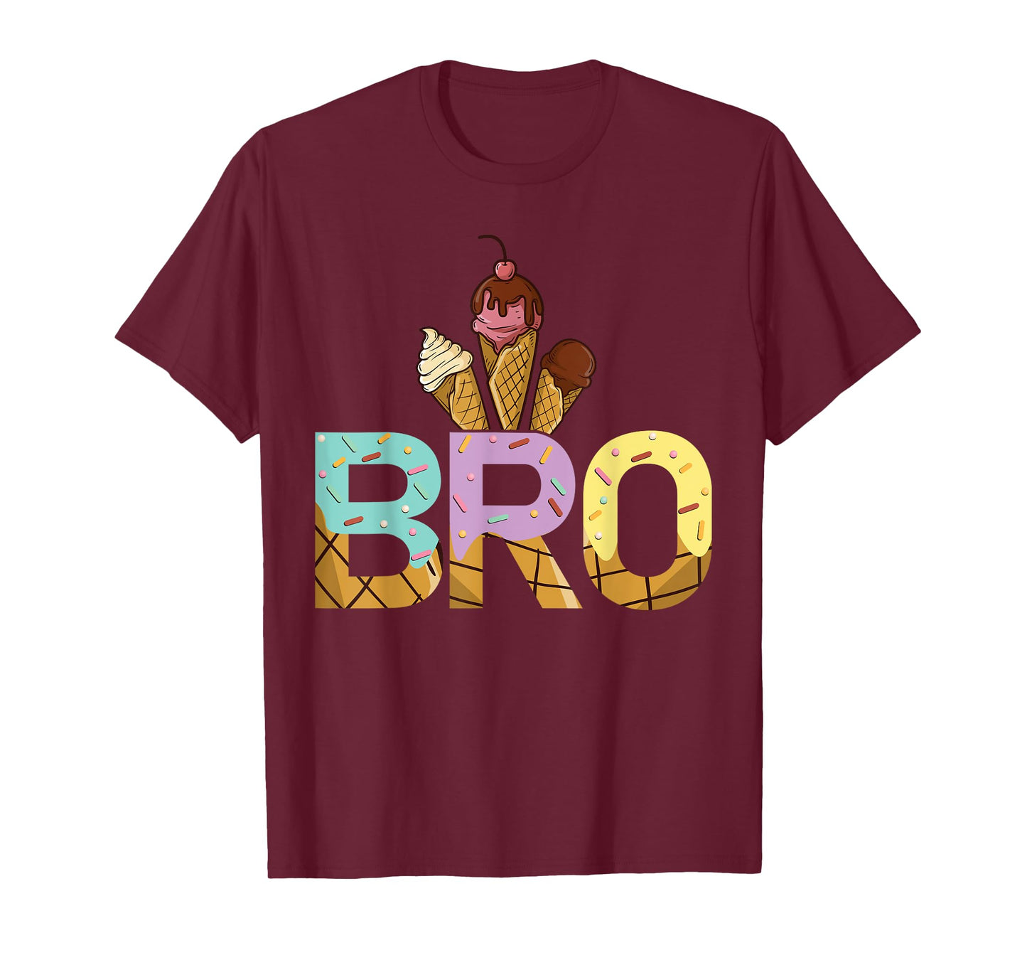 Brother Of The Sweet One Ice Cream 1st First Birthday Family T-Shirt