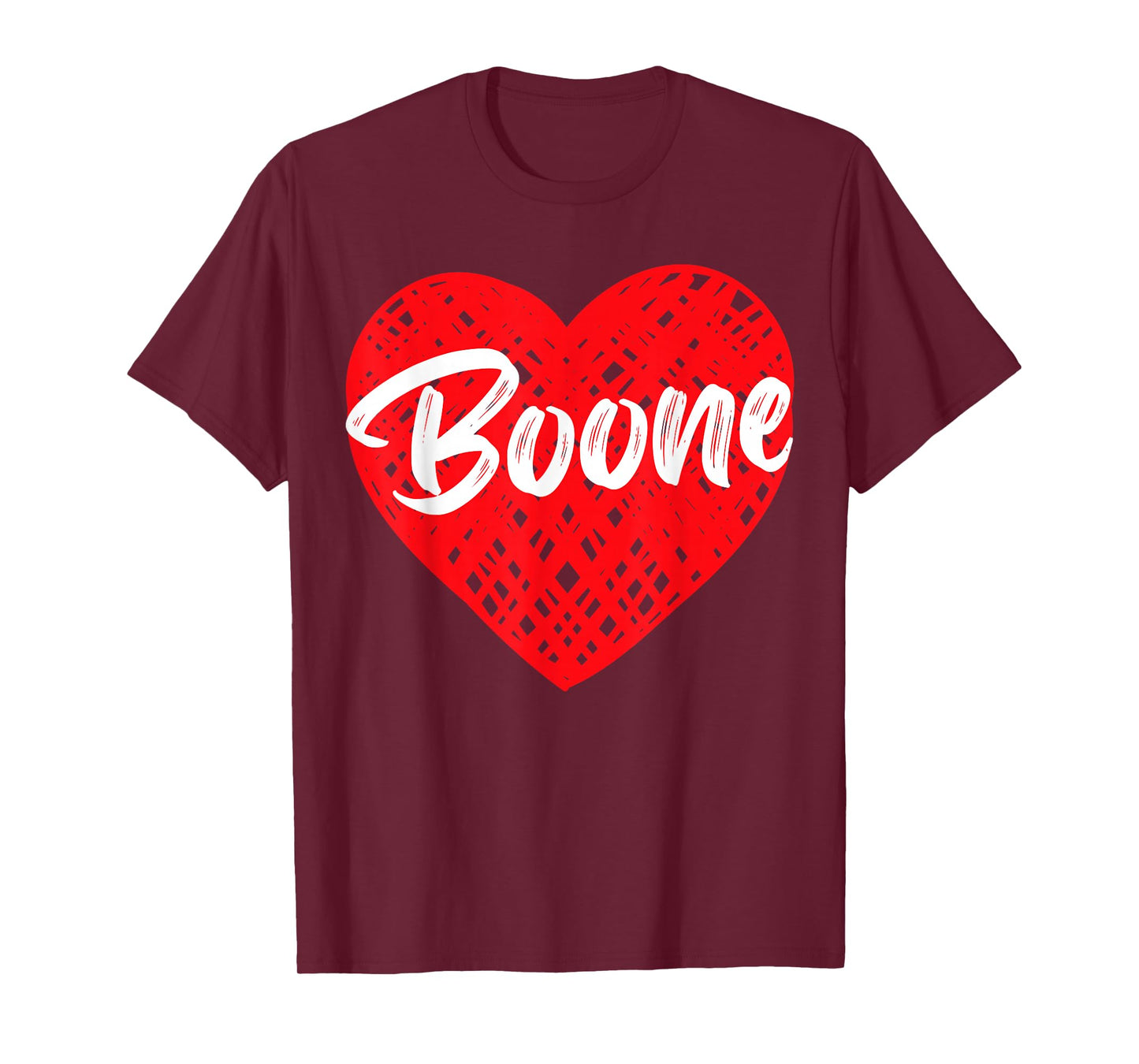 Boone Family Name I Love Heart Boone Personalized Vintage T-Shirt