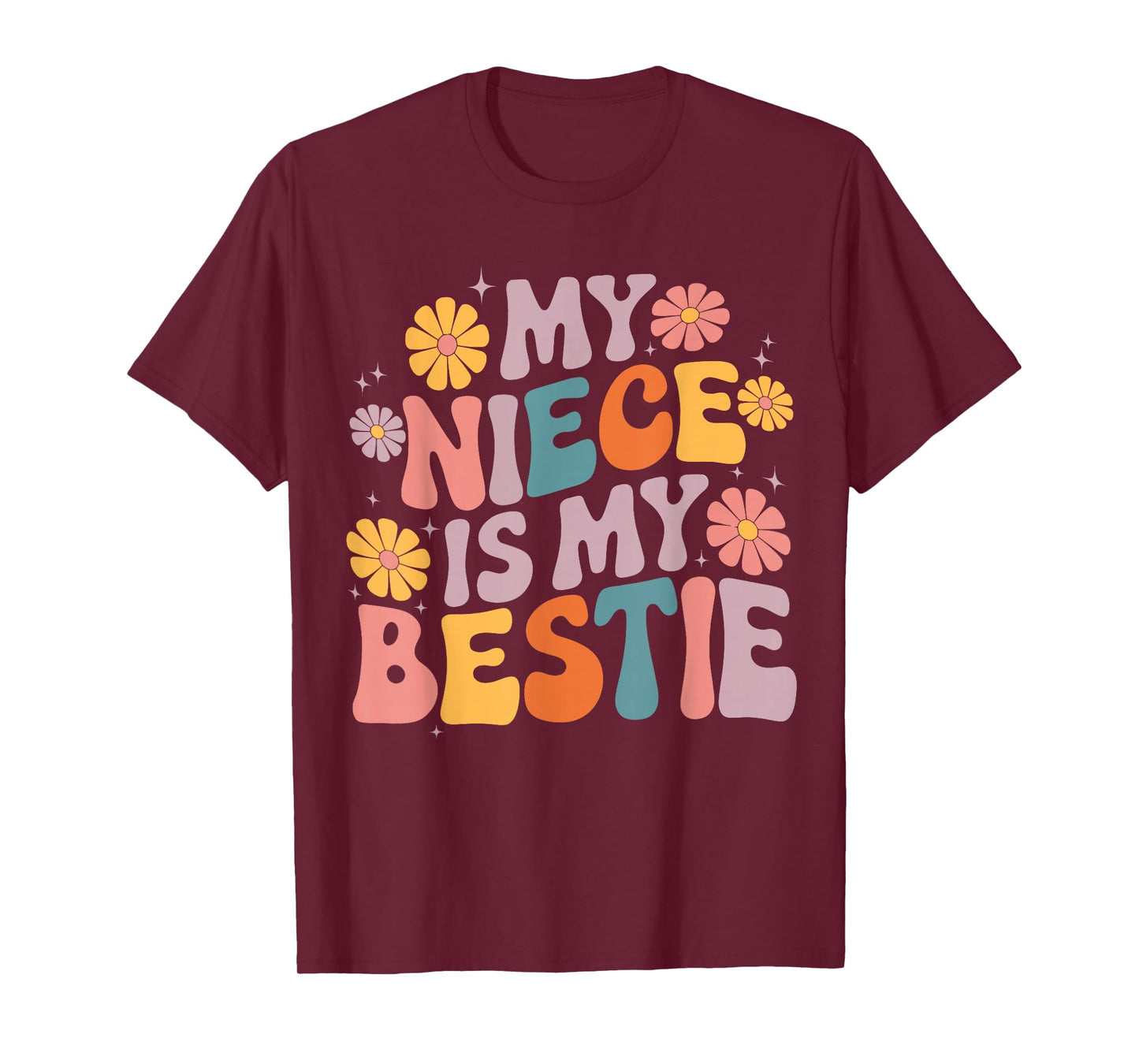 My Niece is My Bestie Auntie Niece matching Twinning Girls T-Shirt