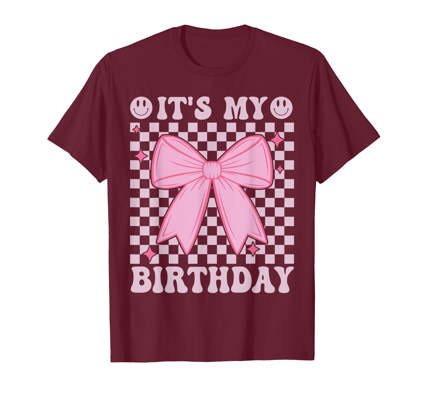 Birthday Girl Coquette Funny Birthday Girl Pink Coquette Bow T-Shirt