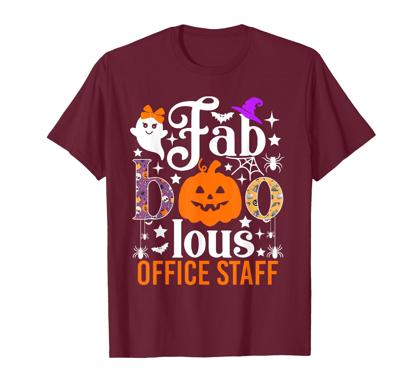 Fab Boo Lous Office Staff Shirt Funny Halloween Costume T-Shirt