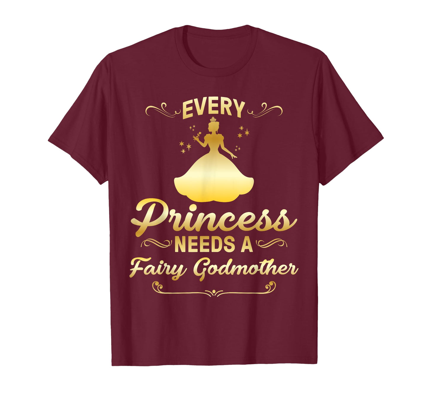 Funny Fairy Godmother Gift For Women Cool Princess Godmother T-Shirt