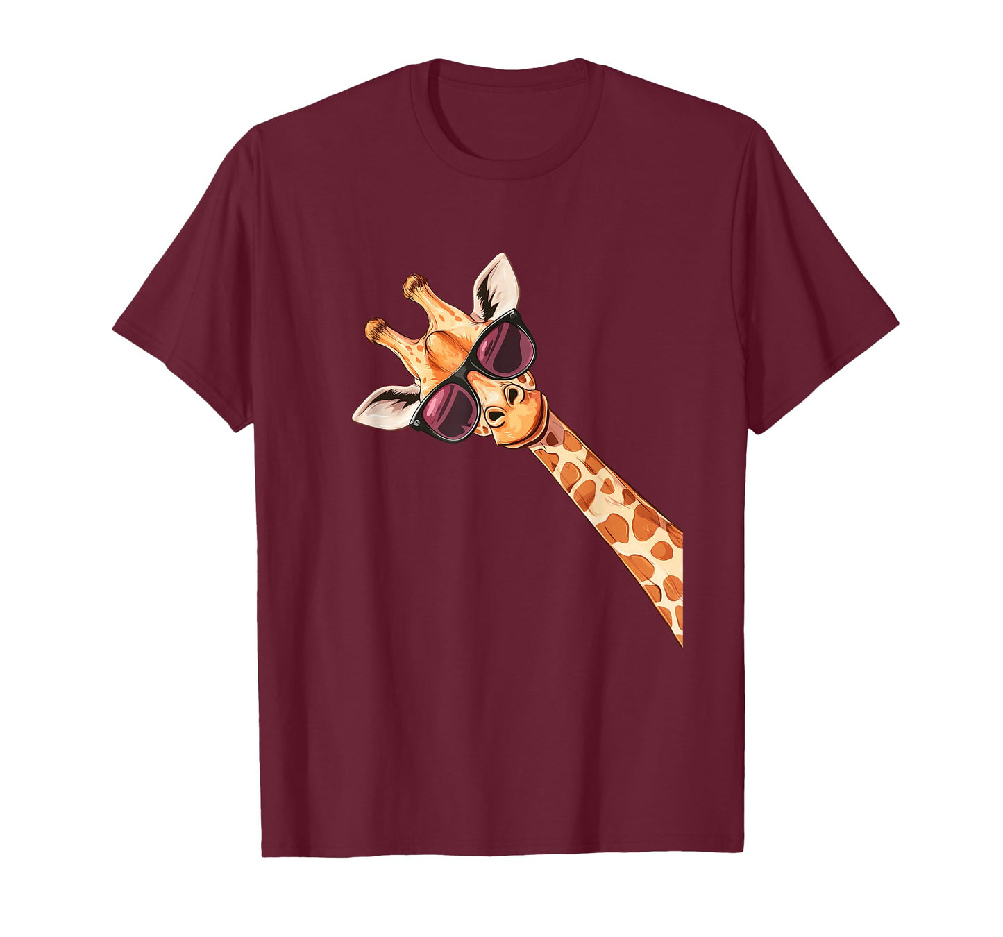 Funny Giraffe Sunglasses T-Shirt