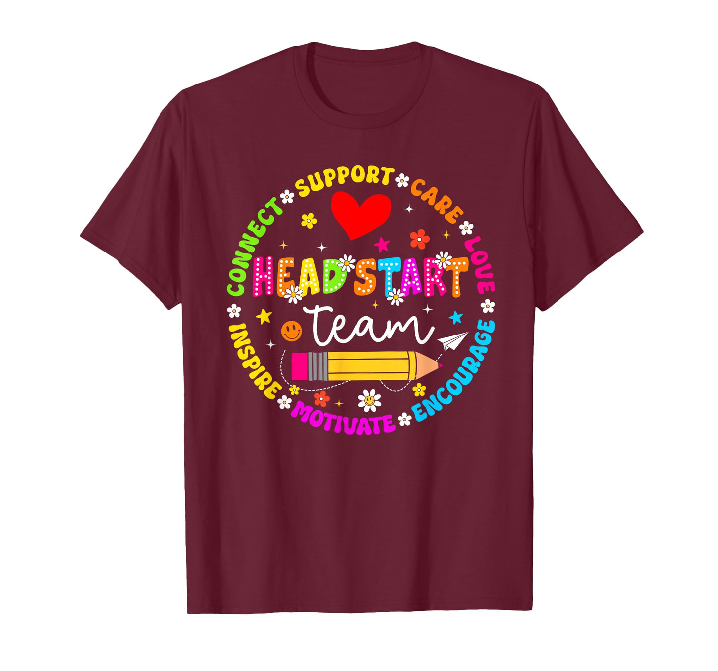 Head Start Team Homeschool Teacher Headstart Back To School T-Shirt