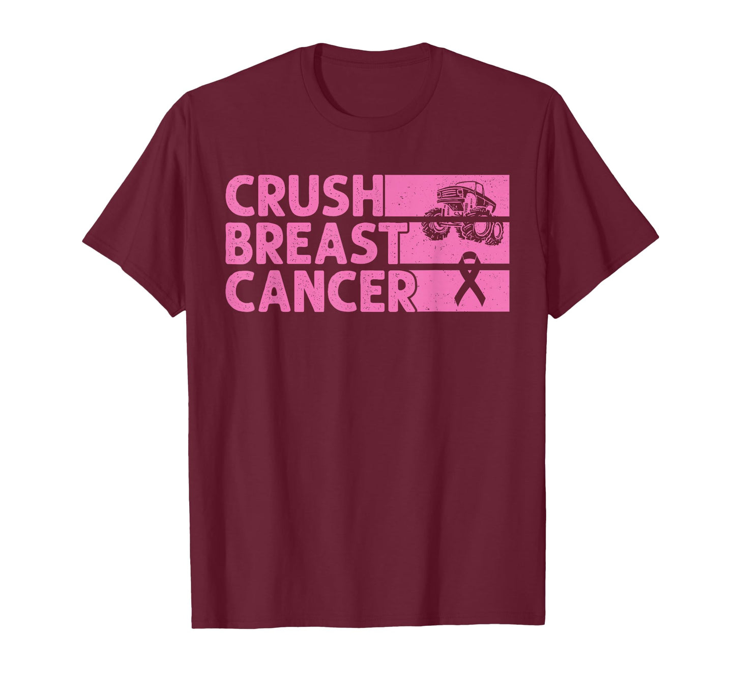 Crush Breast Cancer Awareness Women Men Boys T-Shirt