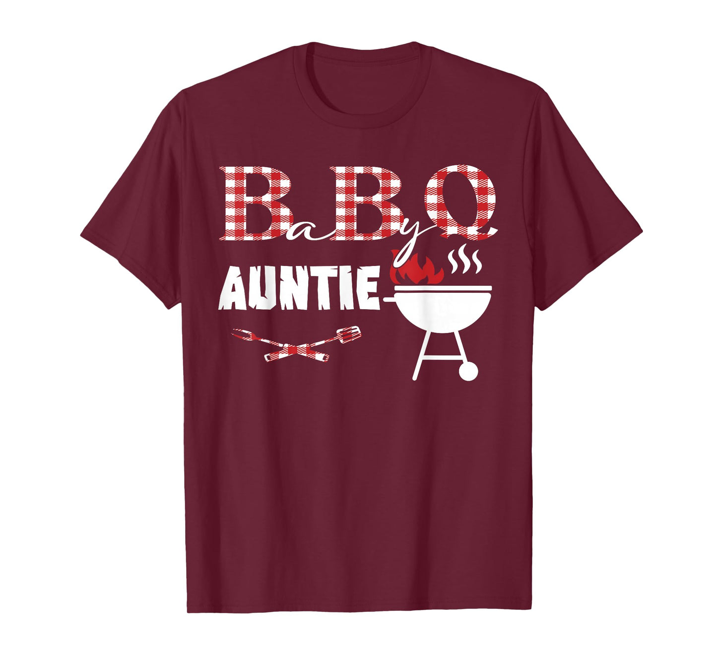 Baby BBQ Auntie Shower Birthday Party Family Matching T-Shirt