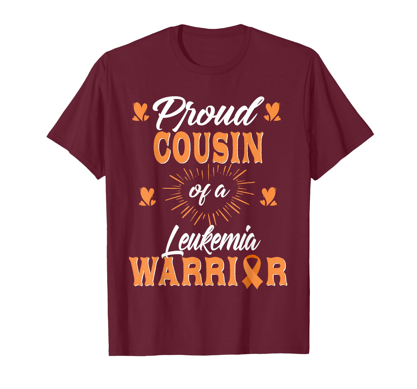 Proud Cousin Of A Leukemia Warrior Awareness T-Shirt