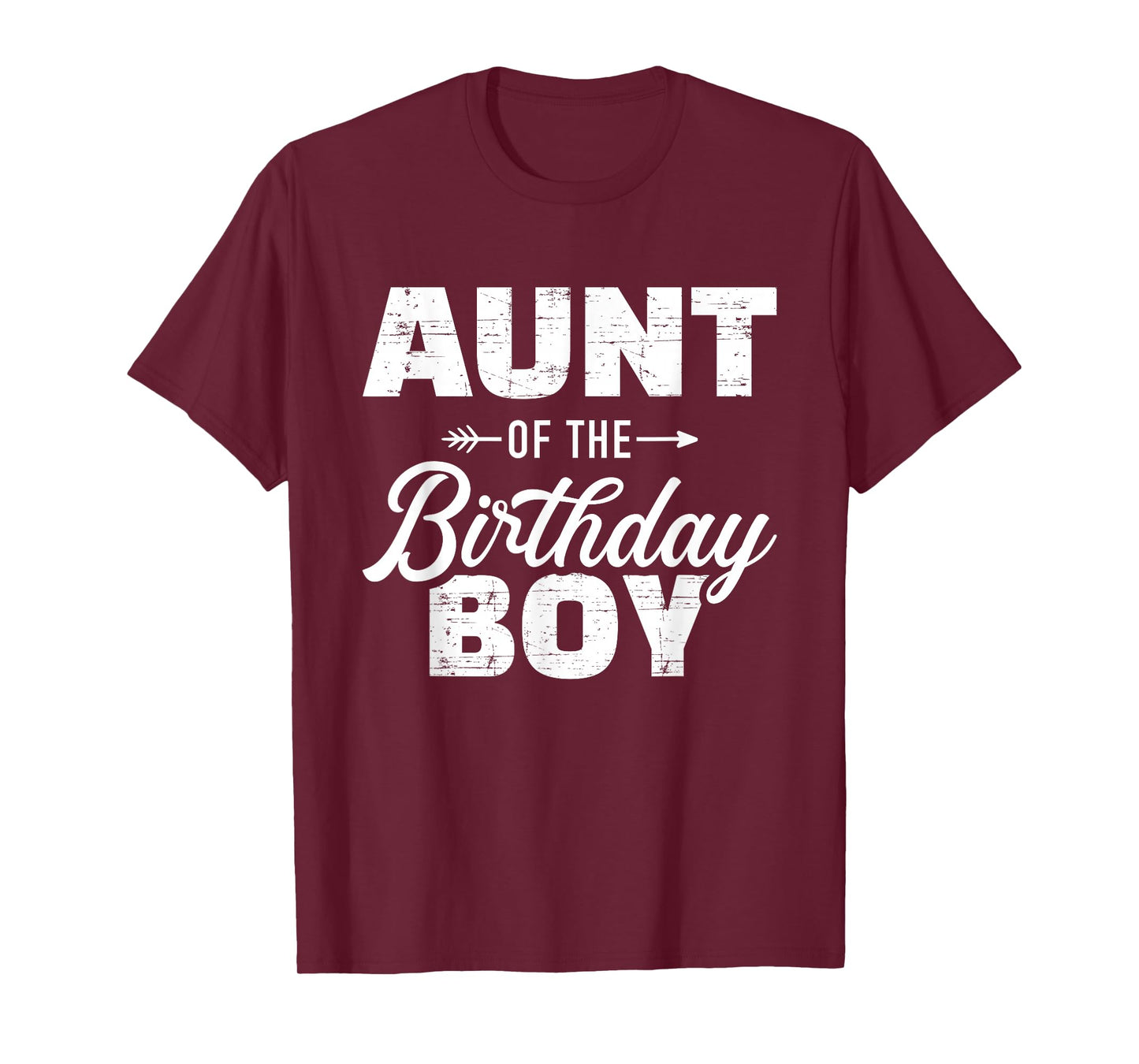 Aunt of the birthday boy son matching family T-Shirt