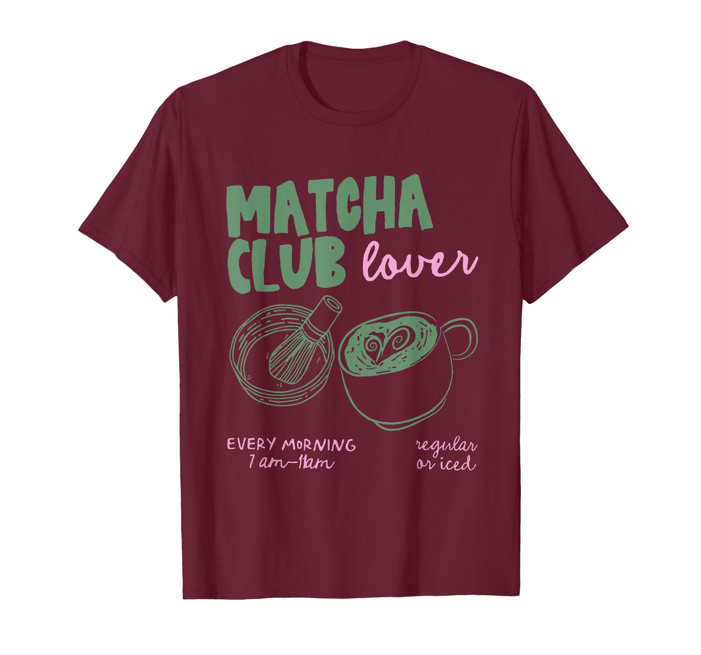 Matcha club lover matcha graphic T-Shirt