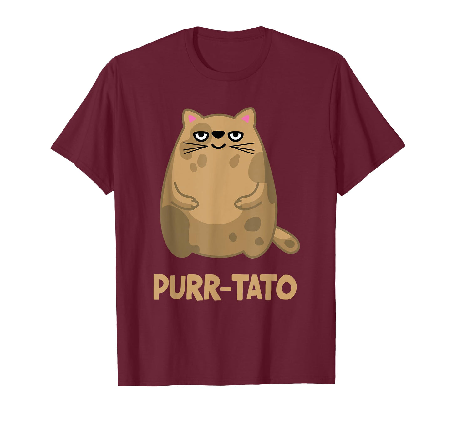 Purrtato Cat Potato Cat Lover Idaho Potatoes T-Shirt for Men Women Kids
