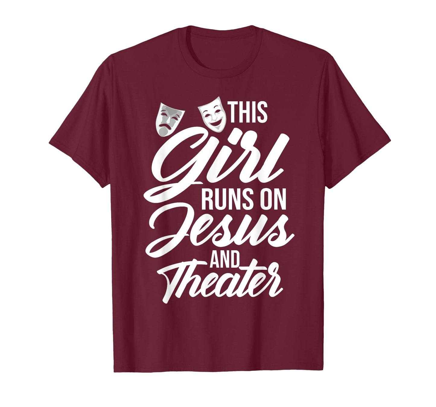 Cool Theater Art For Women Girls Musical Broadway Theater T-Shirt