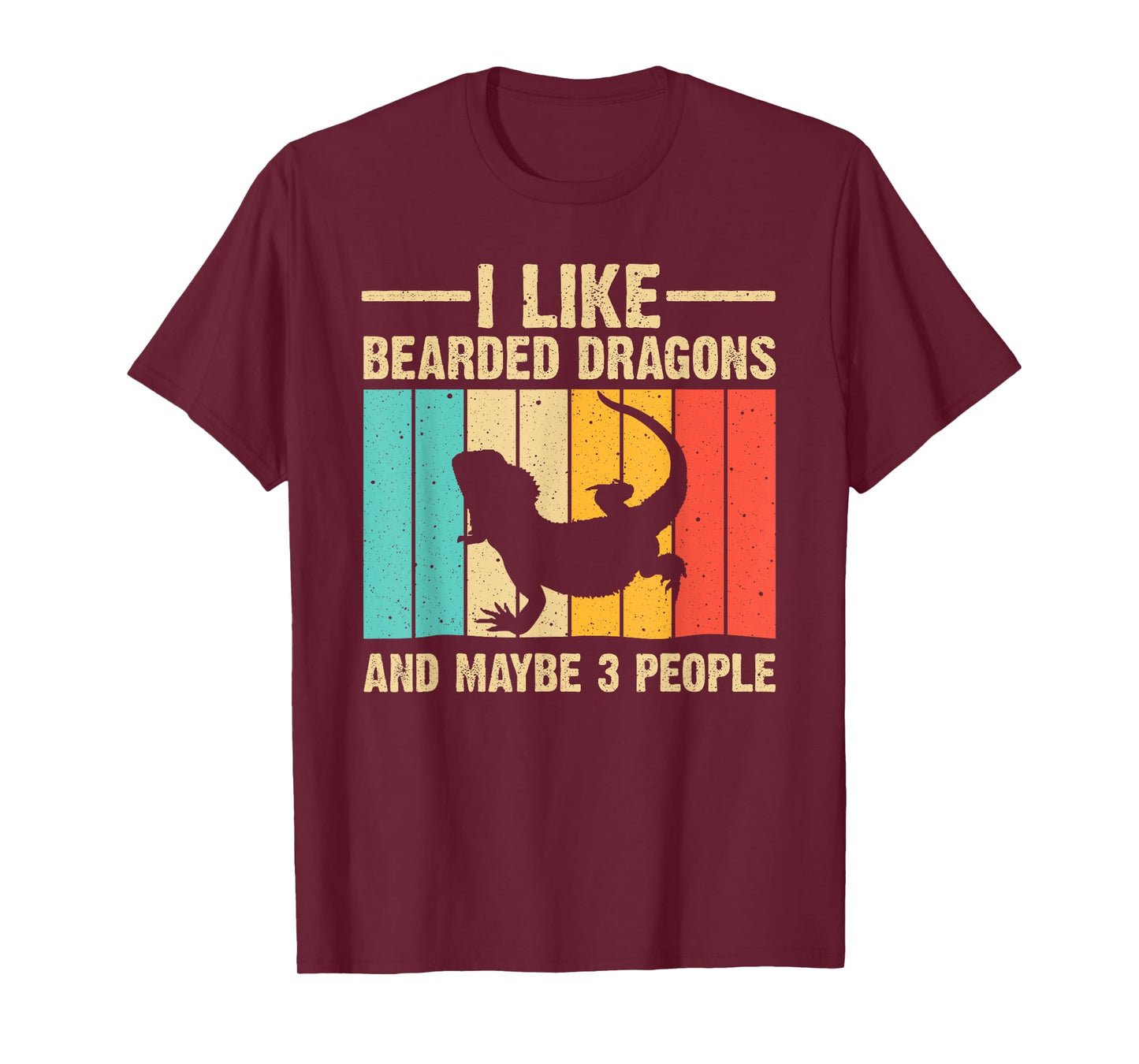 Funny Bearded Dragon Design Pogona Reptile Lover Men Women T-Shirt
