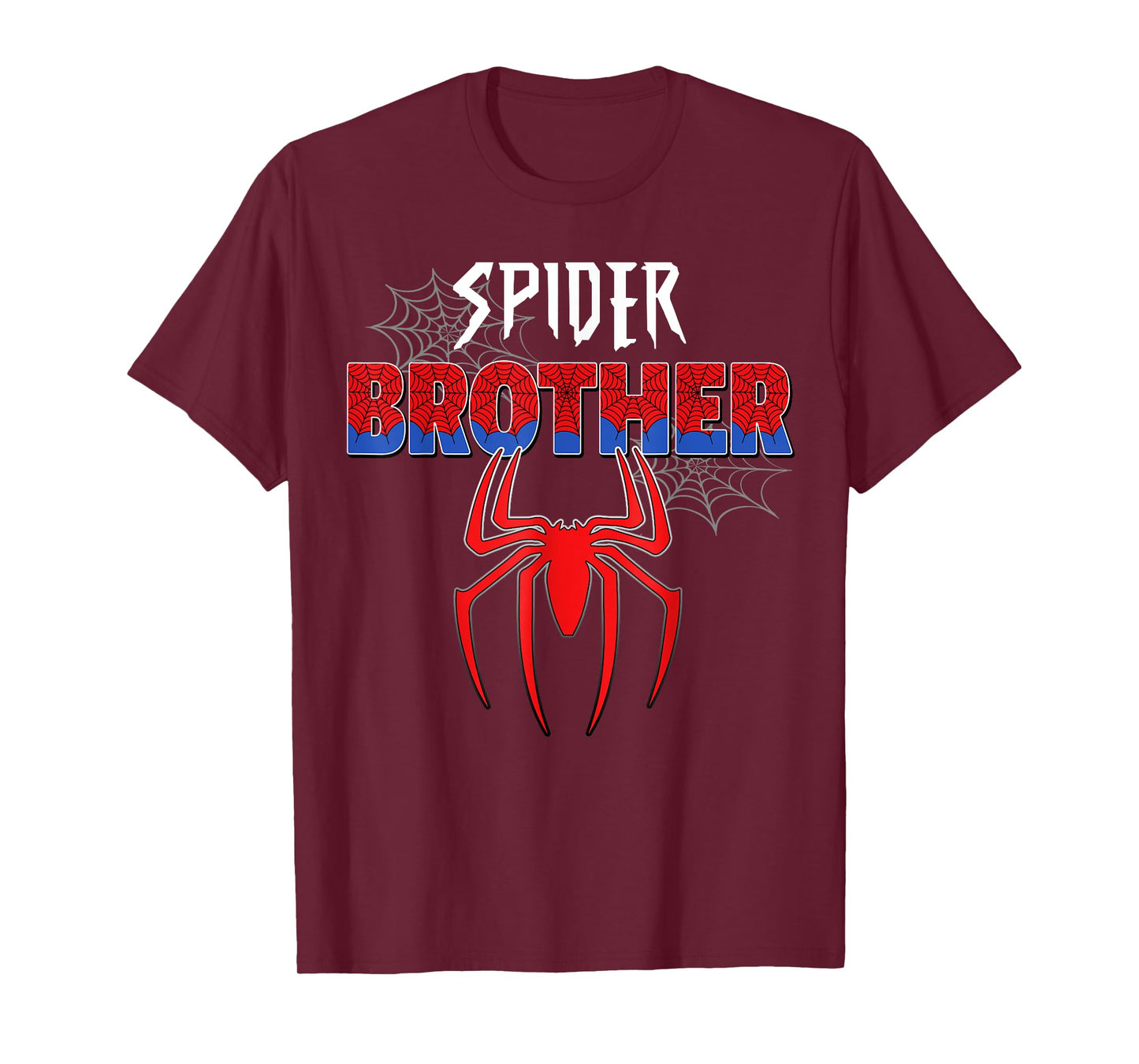 Birthday Party Spider Outfit Spider Brother Kids Boys T-Shirt