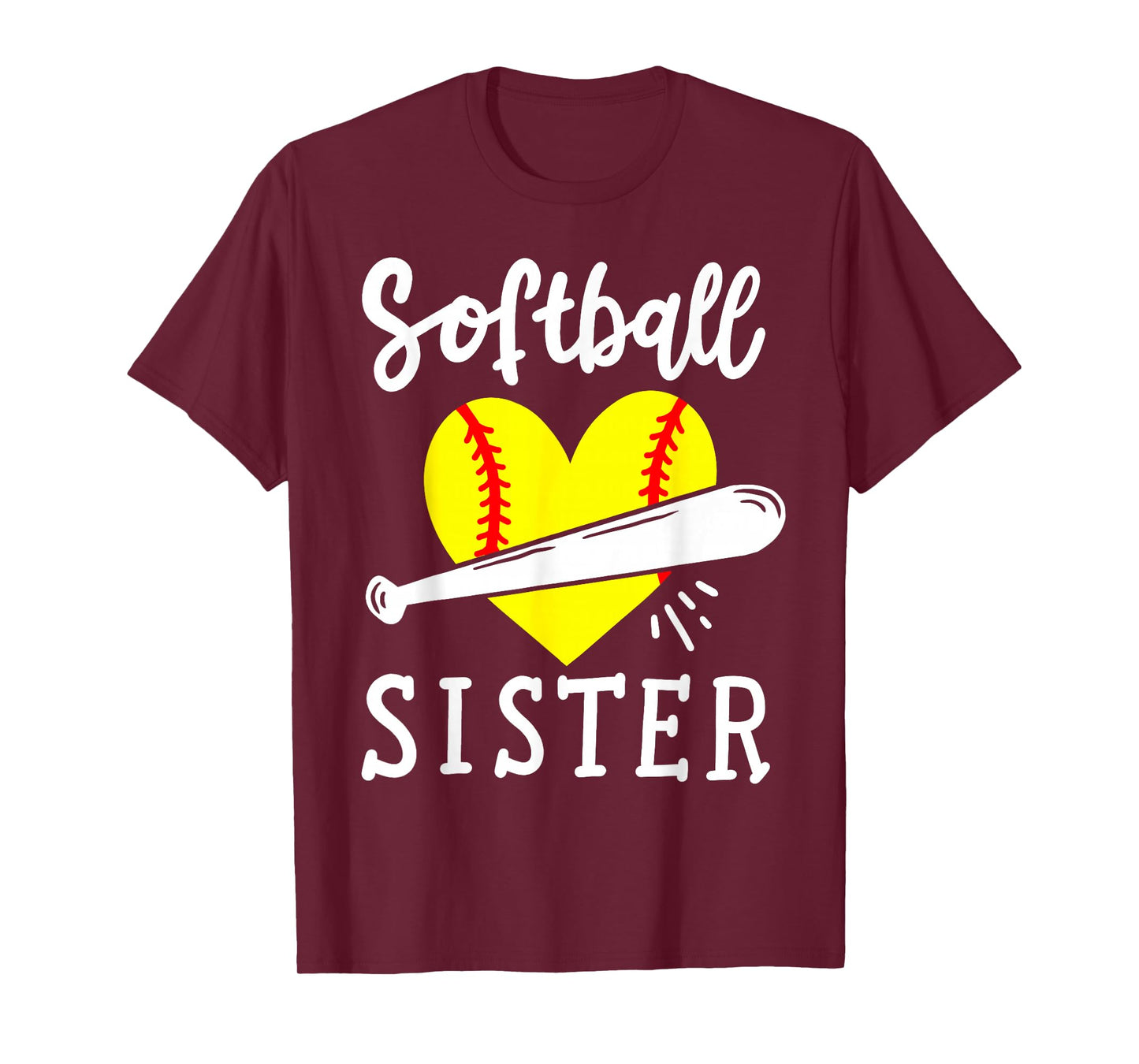 Softball Sister Softball Player T-Shirt