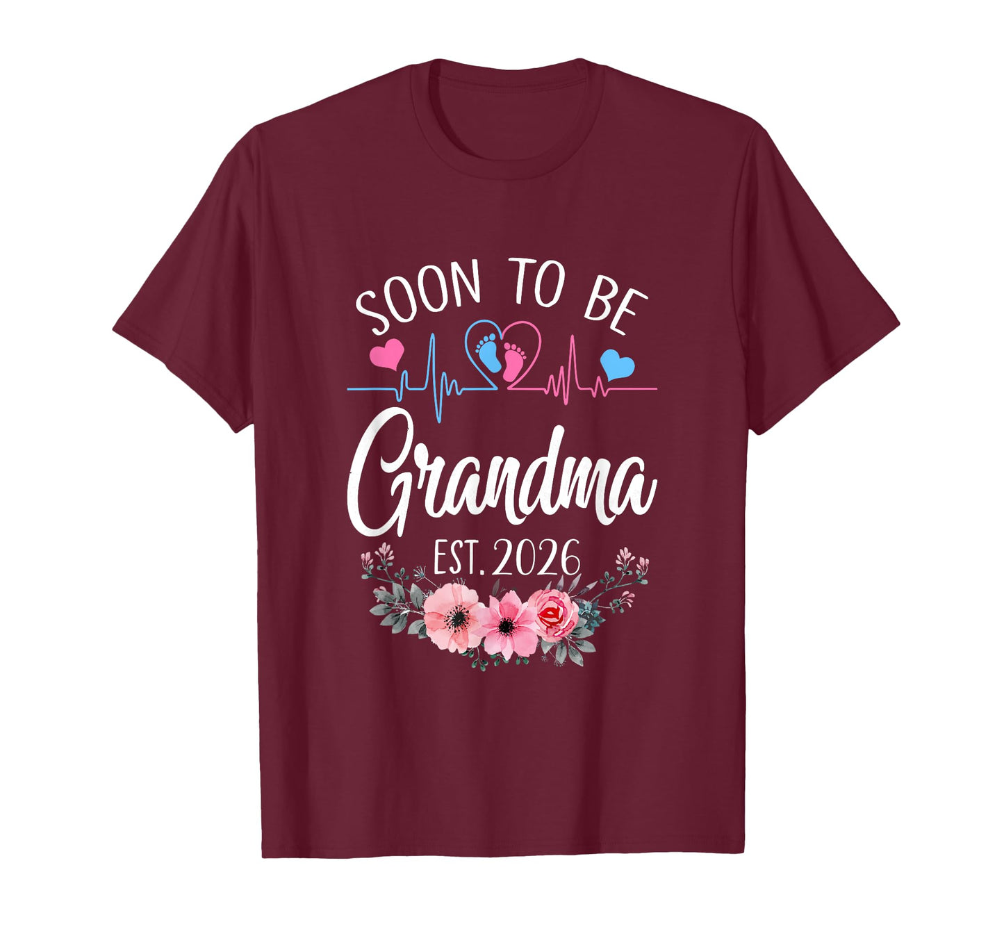 Soon To Be Grandma 2026 First Time Pregnancy Announcement T-Shirt