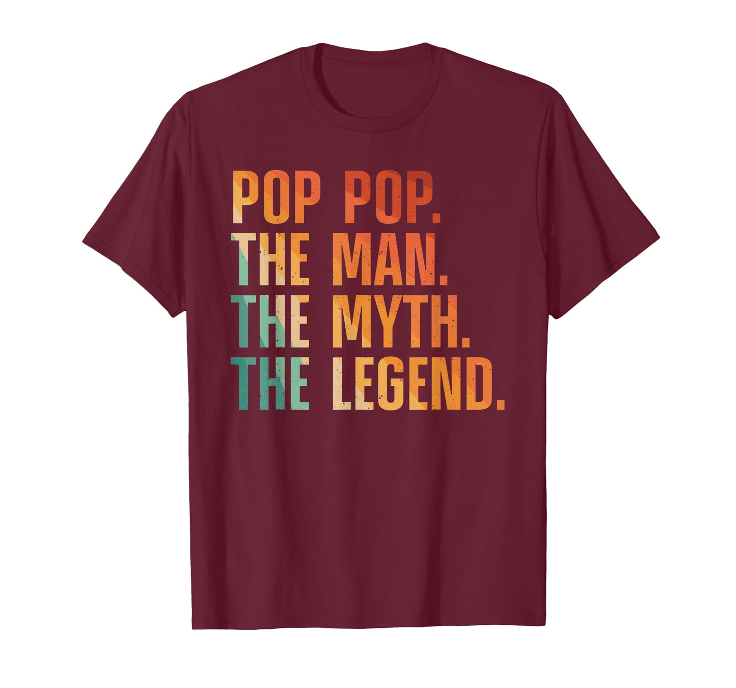 Pop Pop Art For Grandpa Grandfather From Grandkids Pop Pop T-Shirt