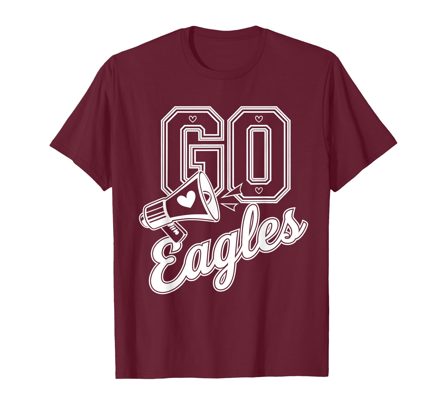 Go Cheer Eagles Design Gift For Men Women Girls Boys Kids T-Shirt