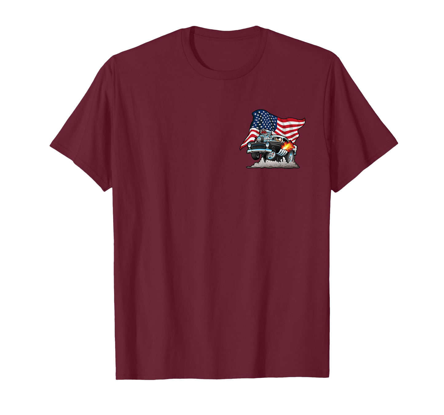 Car Crazy! Muscle Cars Classic Cars Hotrods Cartoon T-Shirt