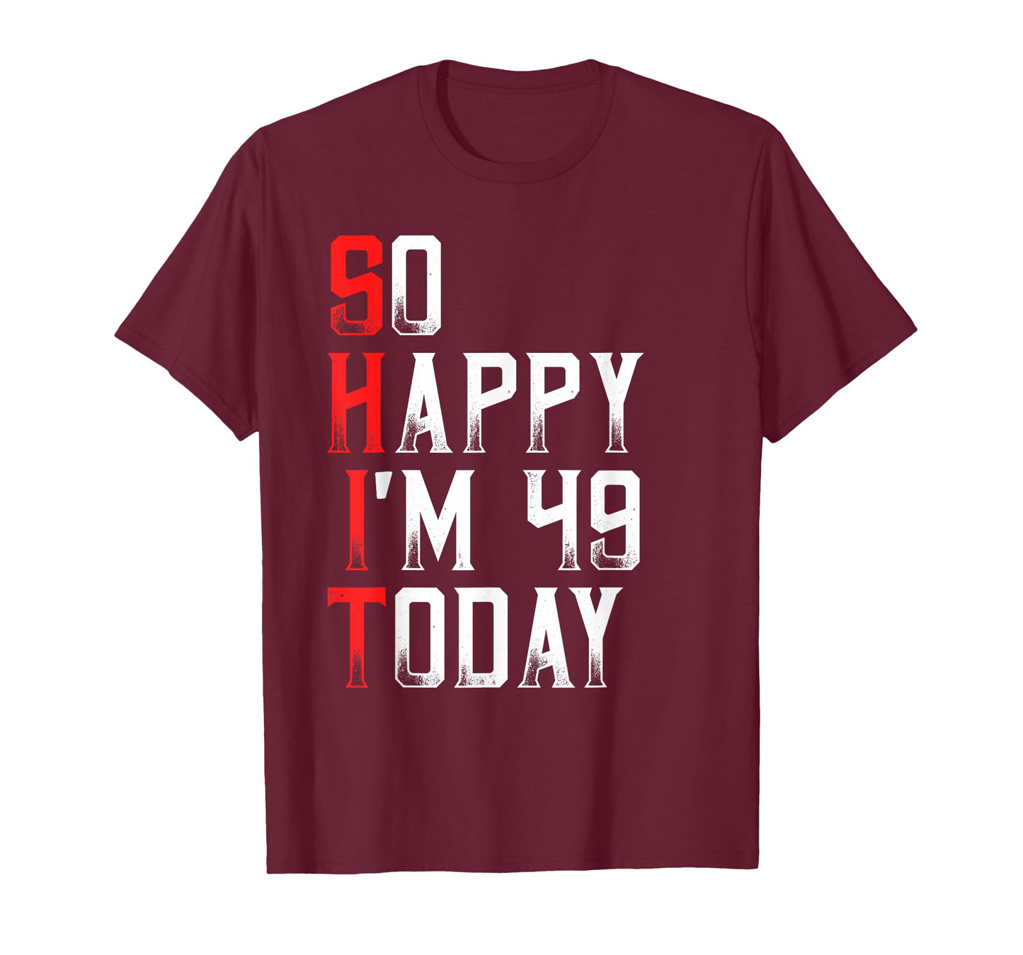 Sarcastic 49 Years Old Born In 1971 Funny 49th Birthday Gift T-Shirt