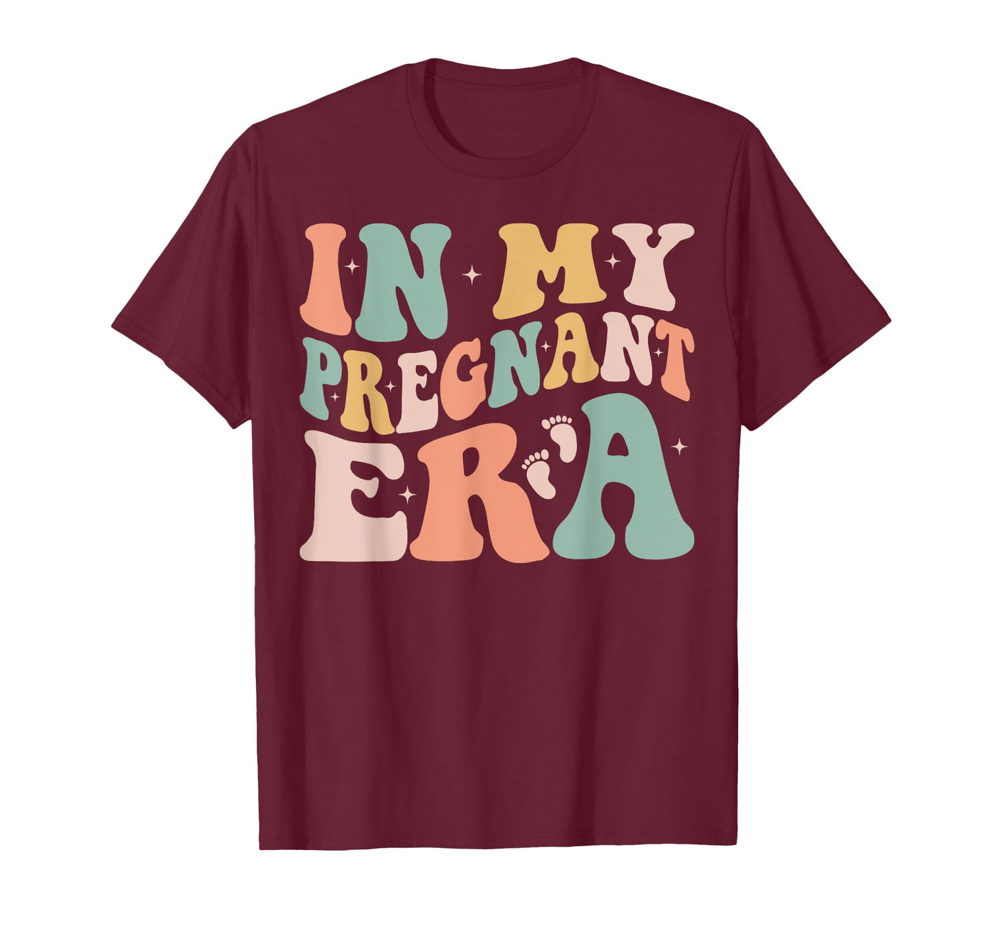 In My Pregnant Era Funny Pregnancy Announcement Pregnant T-Shirt