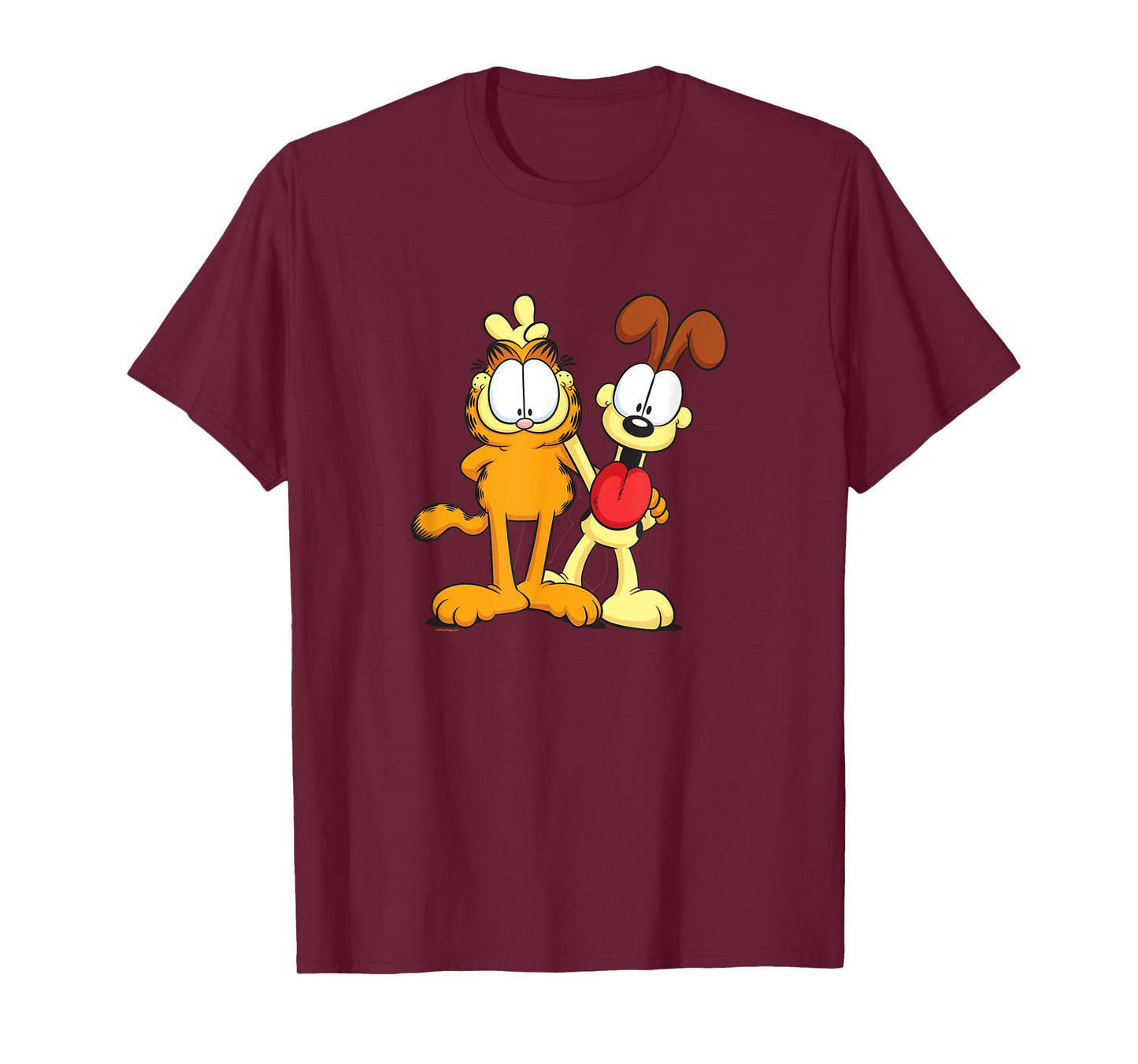 Garfield Classic Odie Smiling Happy Photo Pose Bunny Ears T-Shirt