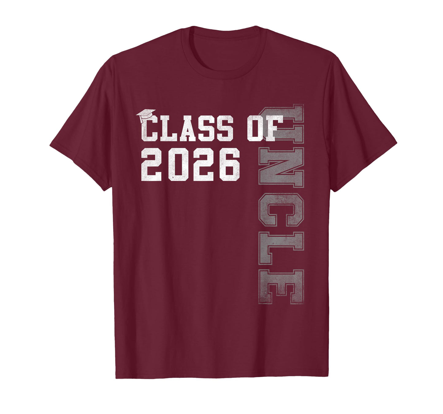 Proud Uncle Of A 2026 Graduate Grad Senior Graduation T-Shirt