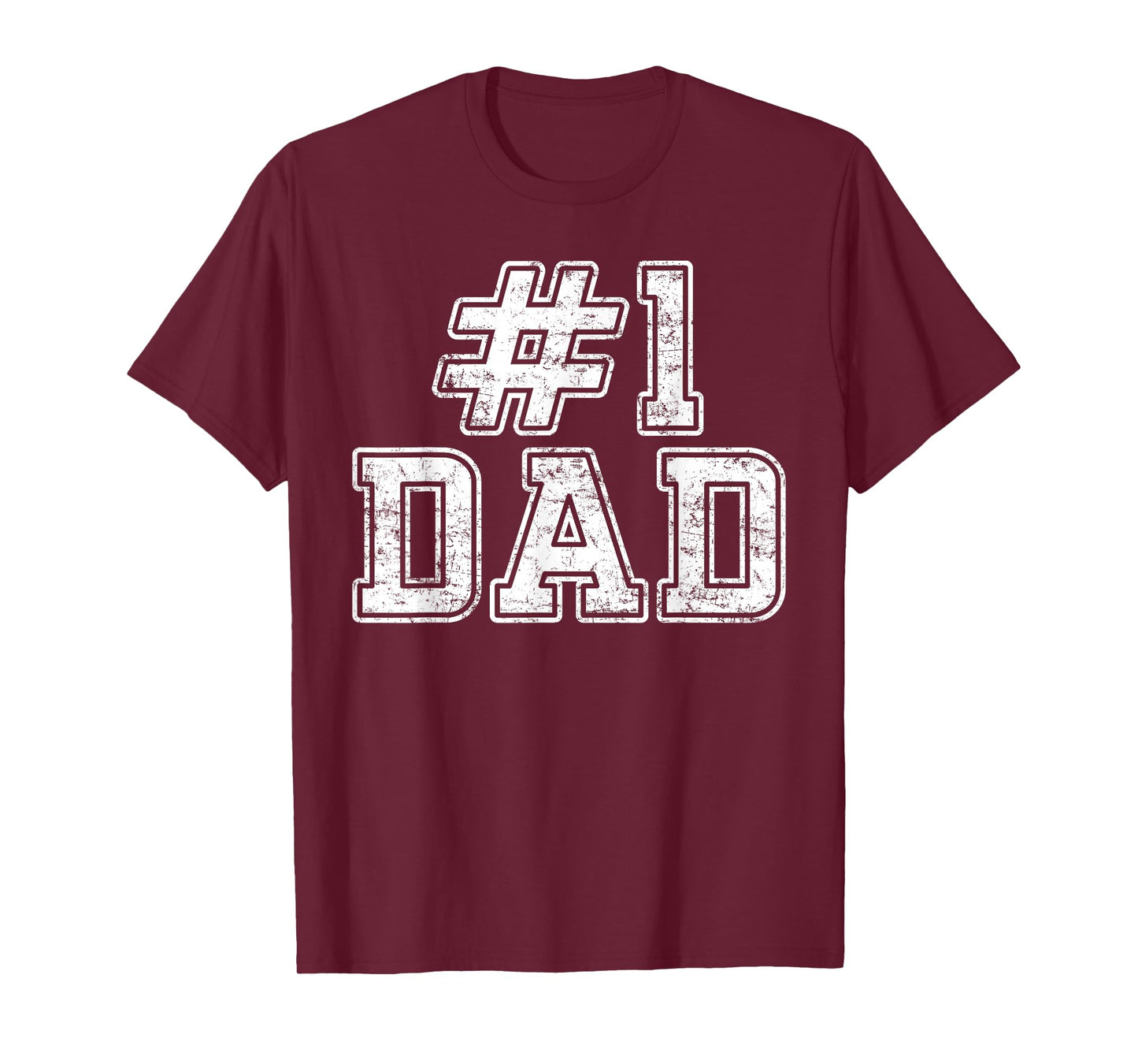 #1 Dad Best Dad Fathers Day Number One Dad T-Shirt