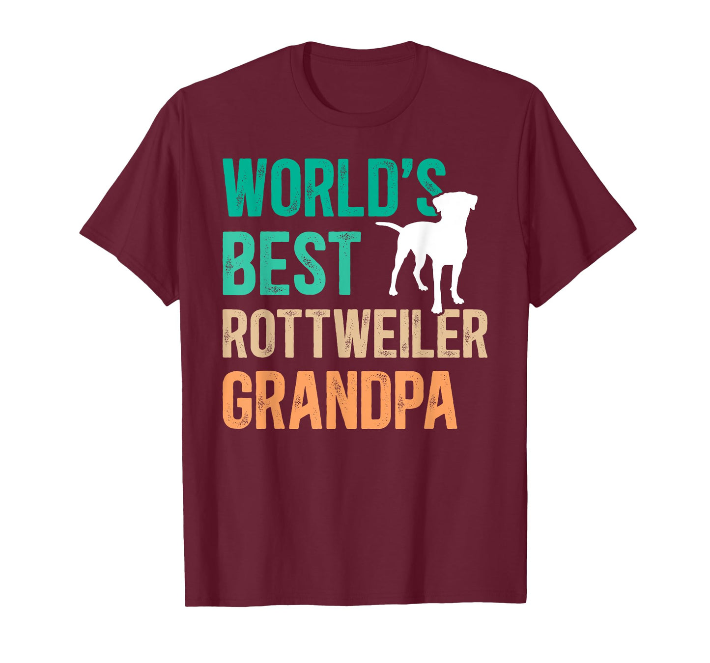 World's Best Rottweiler Grandpa Rottie Grandfather T-Shirt