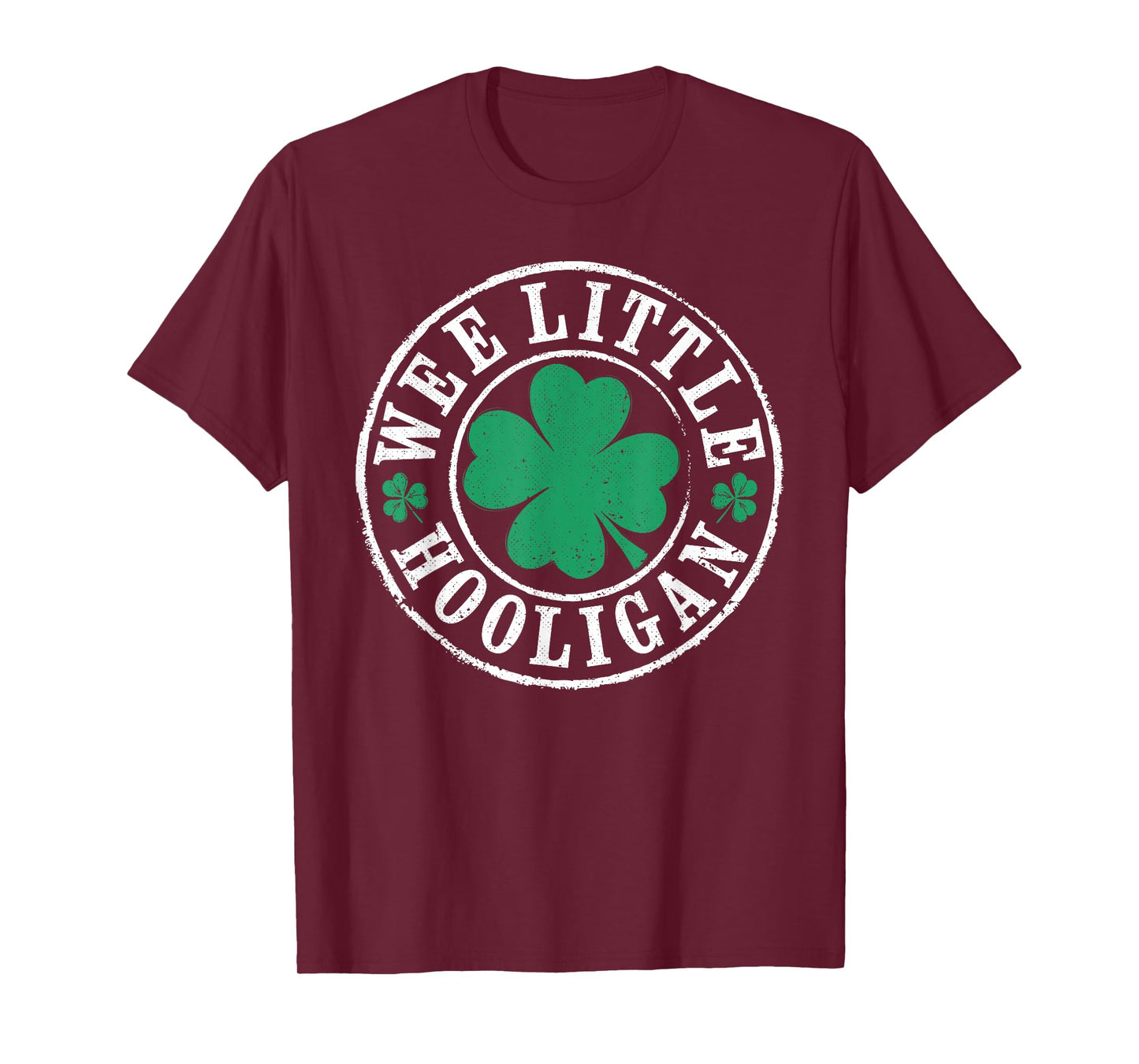 Vintage St Patrick's Day Wee Little Hooligan Toddler Kids T-Shirt