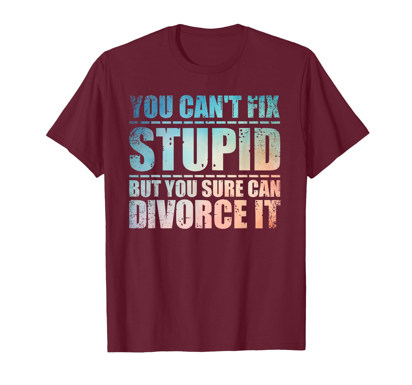 Funny Divorce Design For Men Women Ex Husband Wife Divorcees T-Shirt