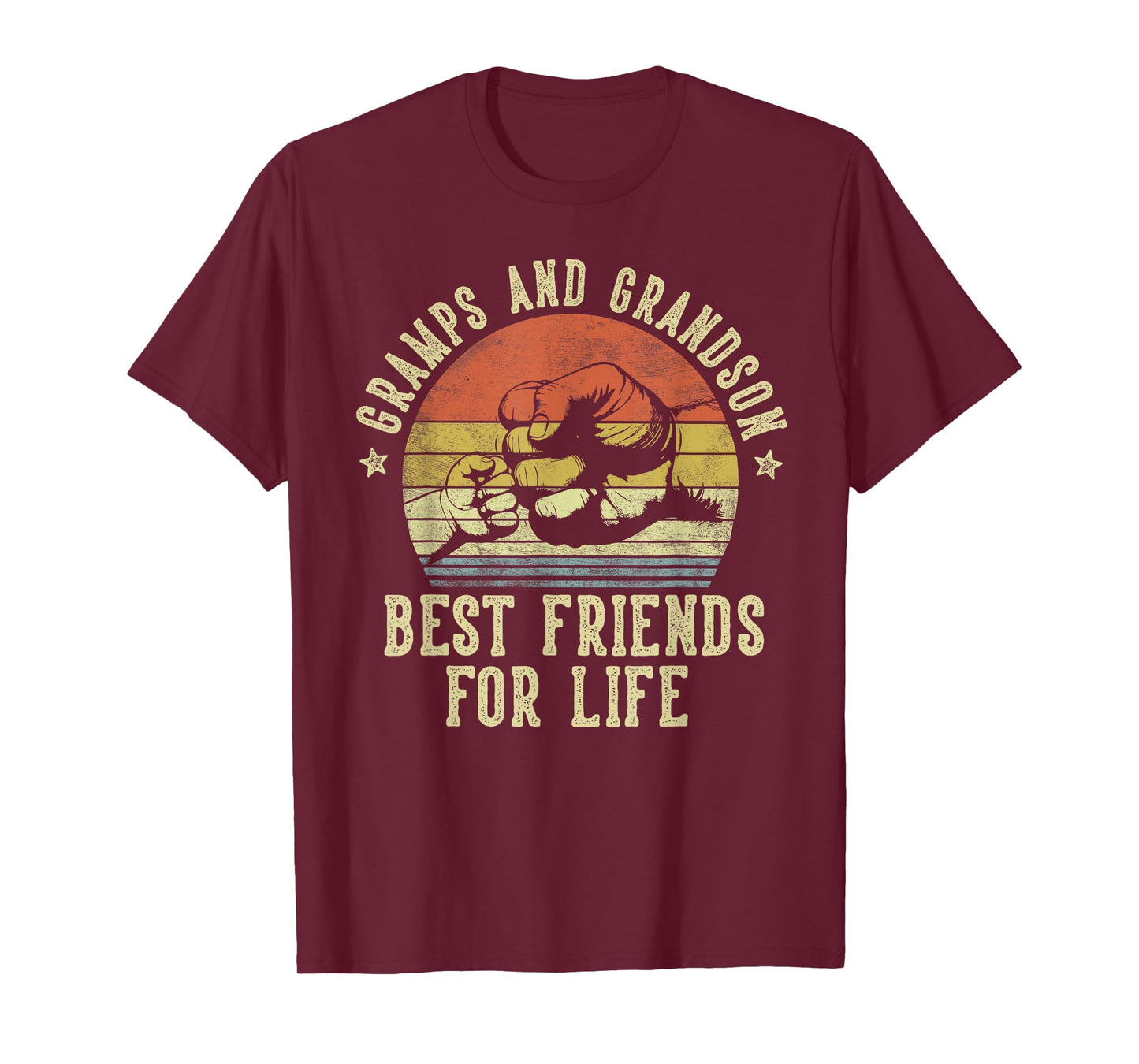 Gramps and Grandson Best Friends for Life Funny Gramps T-Shirt