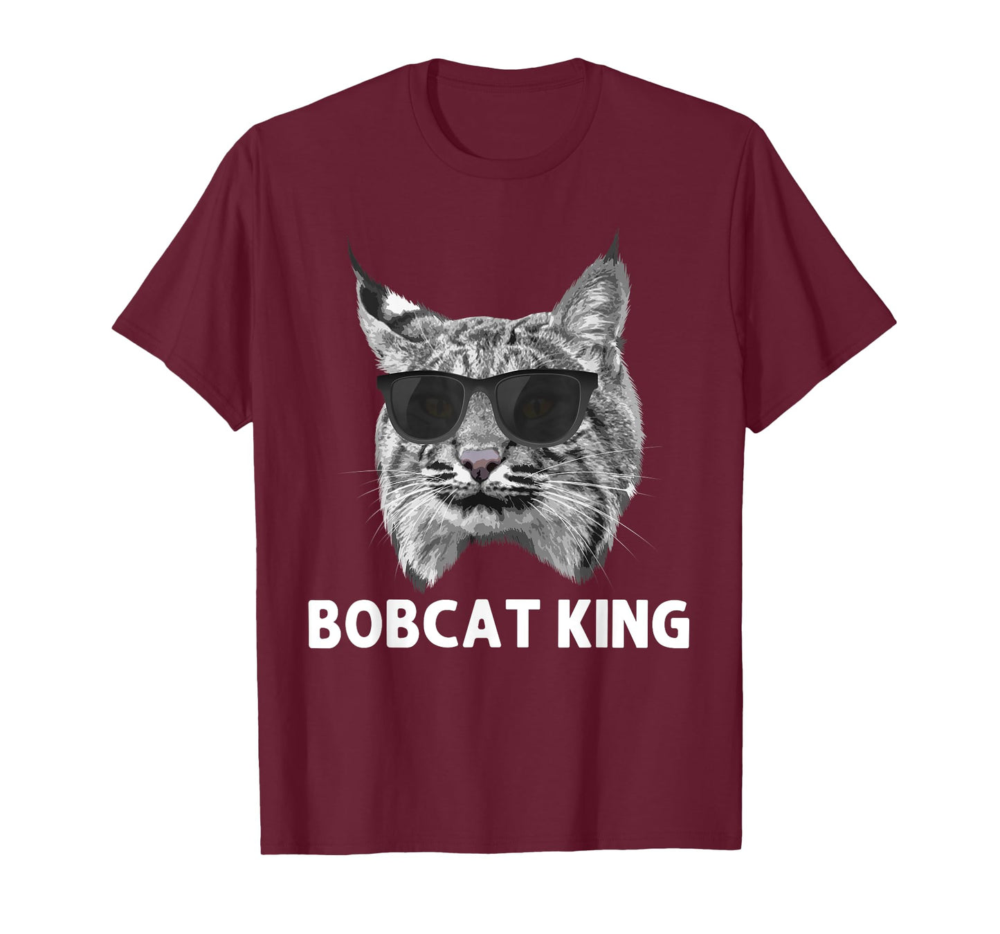 Cool Bobcat Art For Men Dad Father Animal Bobcat Lover T-Shirt