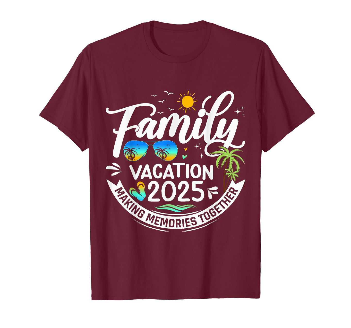 Family Vacation 2025 Beach Matching Family Summer Vacation T-Shirt