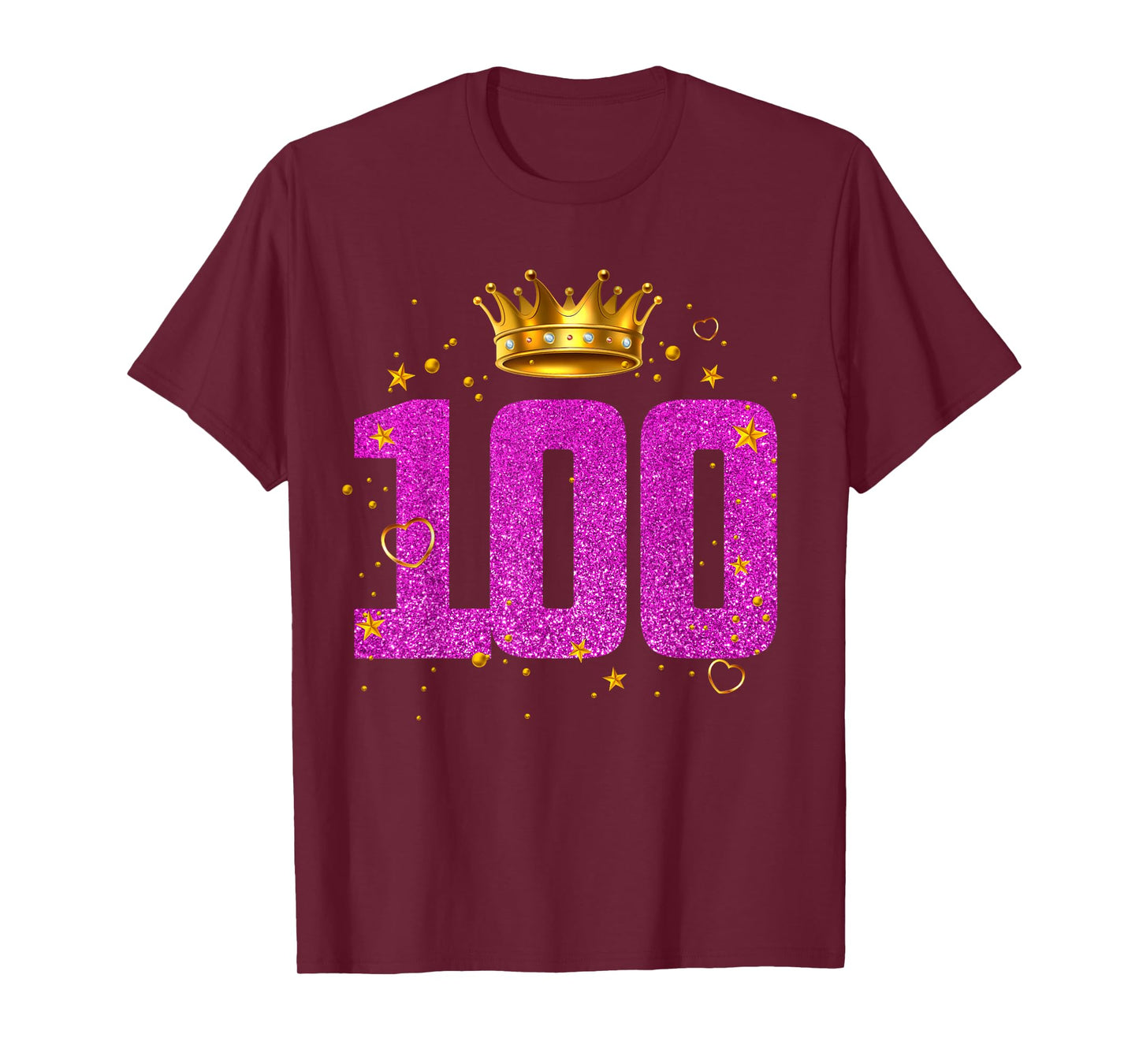 100 Year Old Birthday Crown 100th B-Day Crew Party Friends T-Shirt
