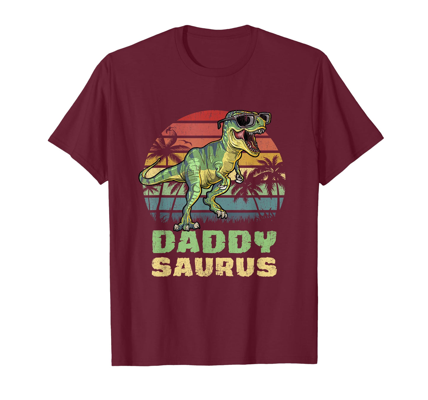 Daddysaurus T Rex Dinosaur Daddy Saurus Family Matching T-Shirt