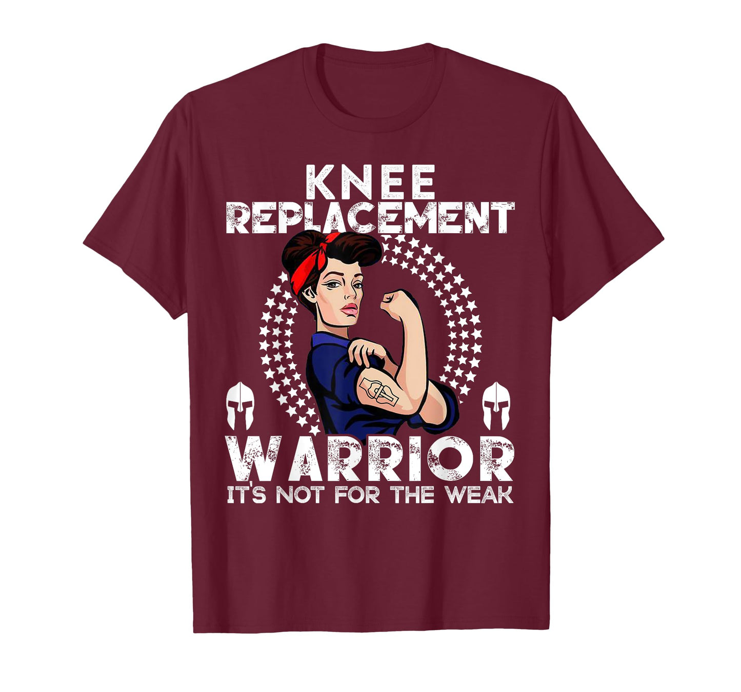 Knee Replacement women Tshirt Warrior Awareness Gift T-Shirt