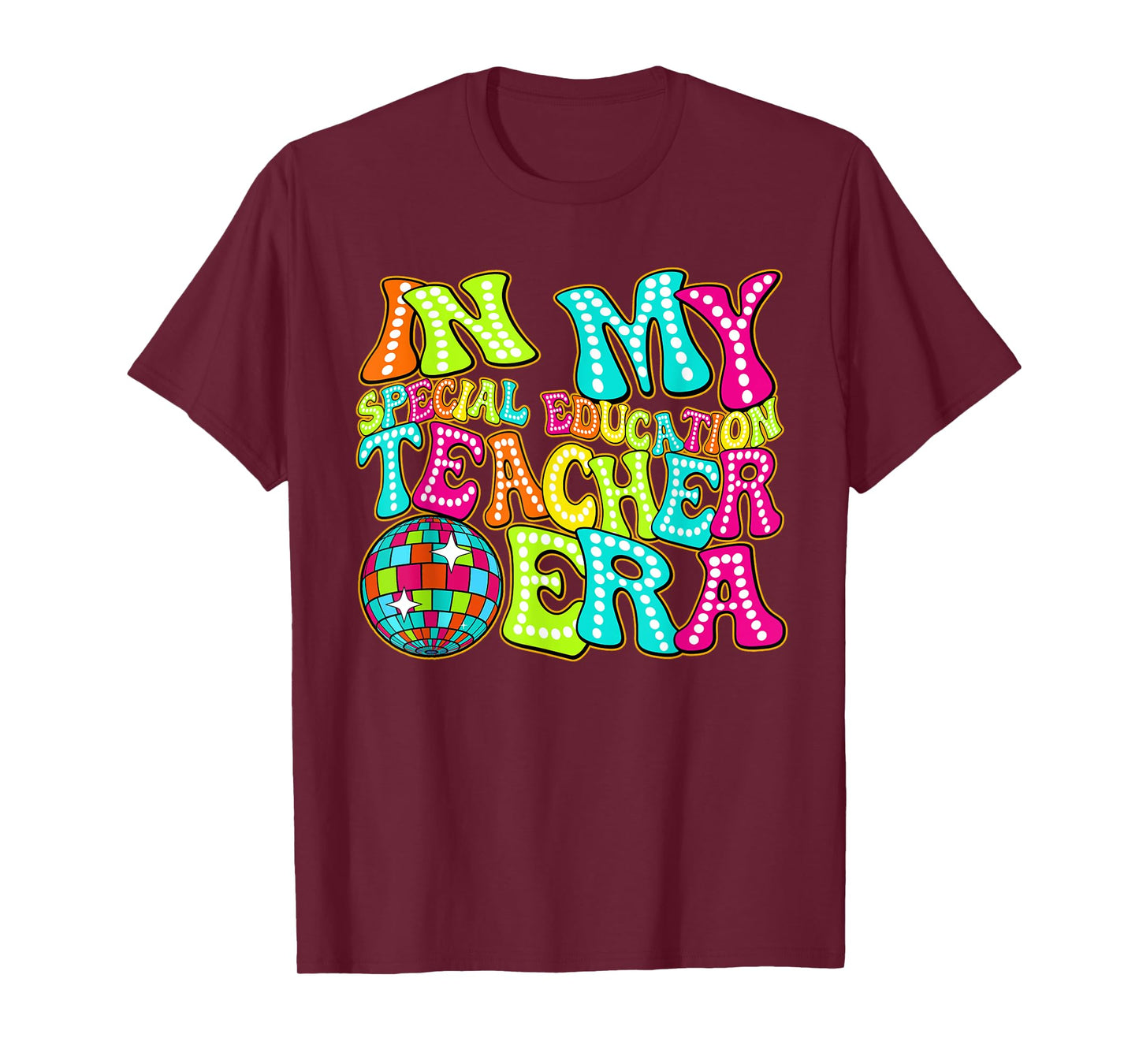 Disco Groovy In My Special Education Teacher Era T-Shirt