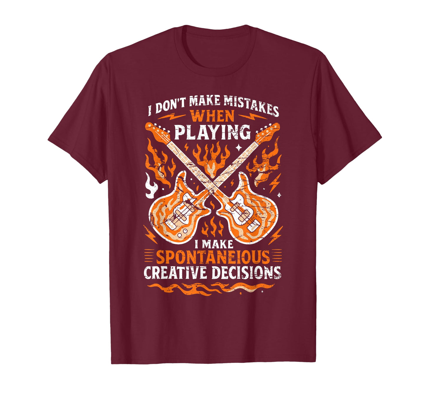 I Don't Make Mistakes Playing Bass - Bassist Bass Guitar T-Shirt