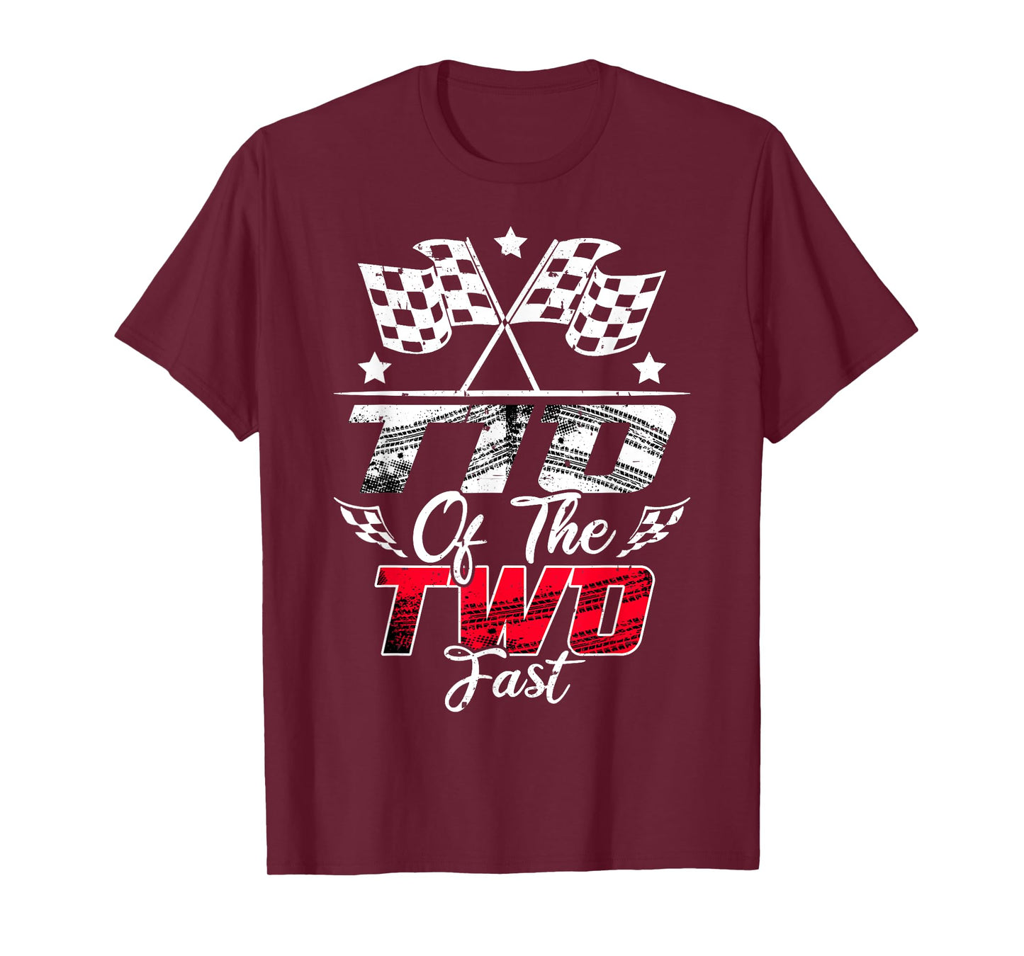 Tio Of The Two Fast Second Birthday Racing Car Family T-Shirt