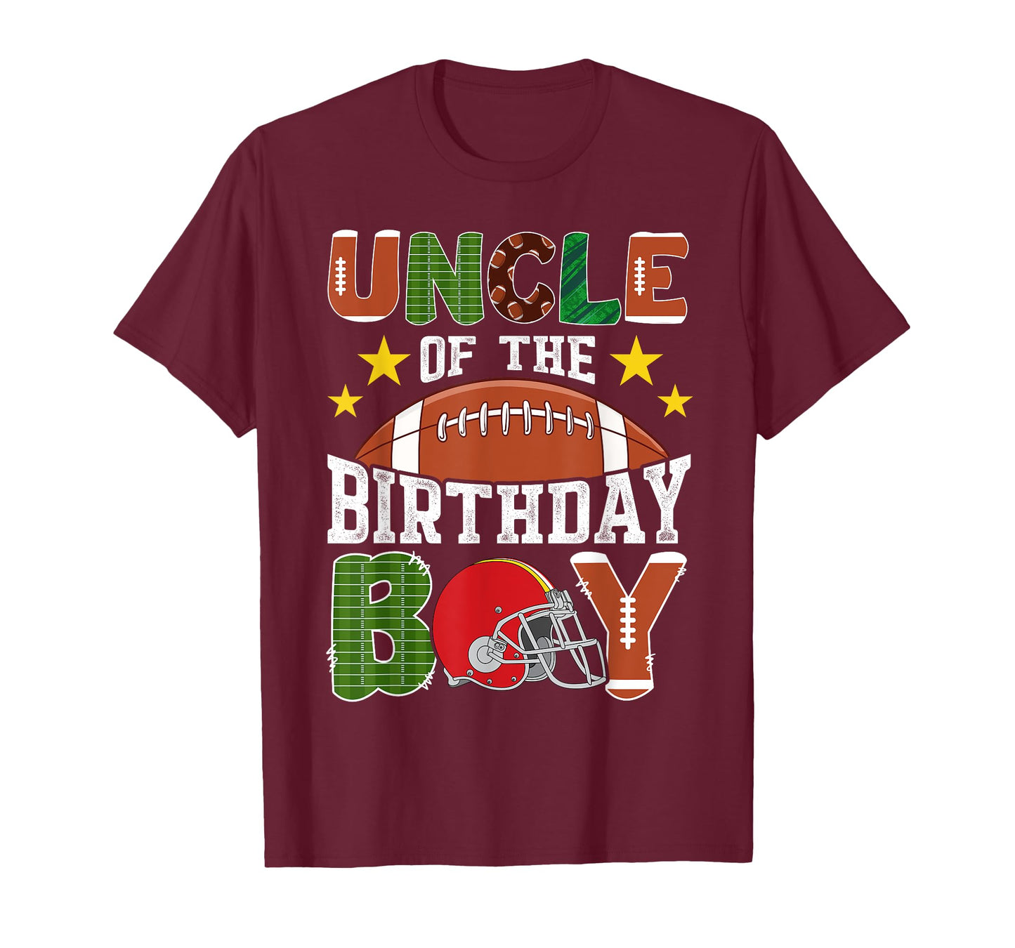 Football Uncle Of The Birthday Boy Family Matching T-Shirt