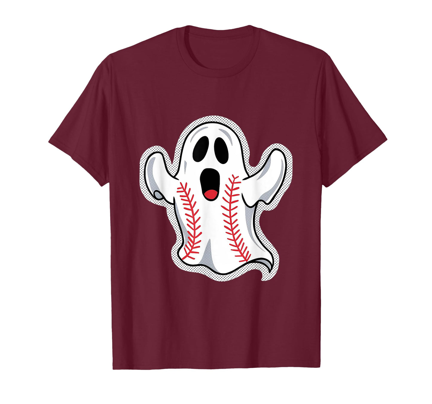 Halloween costume of a baseball ghost baseball lover T-Shirt