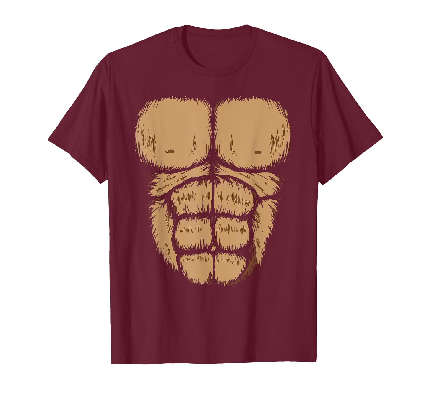 Halloween Gorilla Chest Costume | Funny Monkey Gift T-Shirt