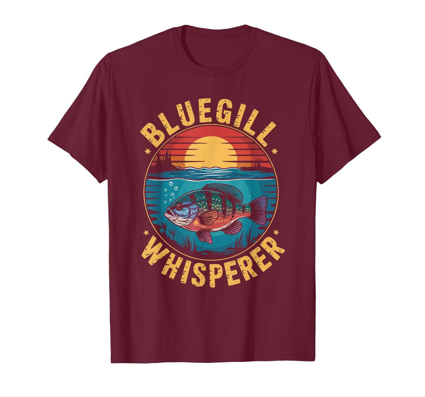 Bluegill Whisperer Fish Lover Fishing Funny T-Shirt